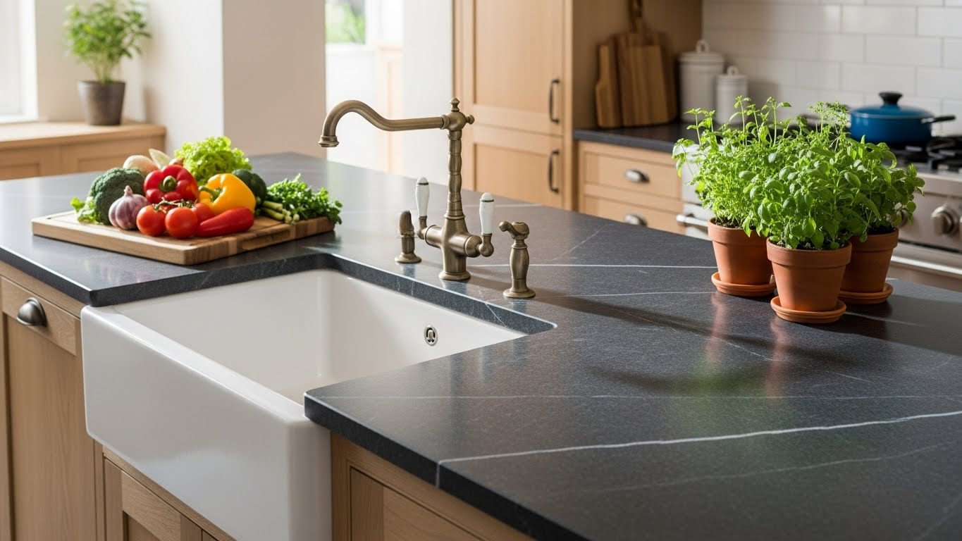 Soapstone countertop